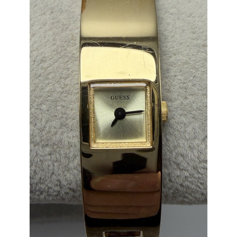 Guess G75408L New Battery Ladies Hidden Watch 13MM‎ 7" Gold Tone